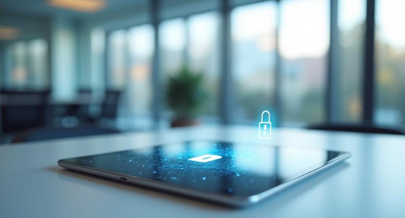 Luottamusta ja tietoturvaa symboloiva kuva